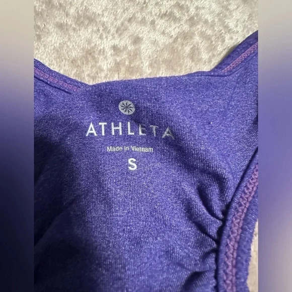Athleta Racer Back Tank Top Size Small Purple - Picture 5 of 5